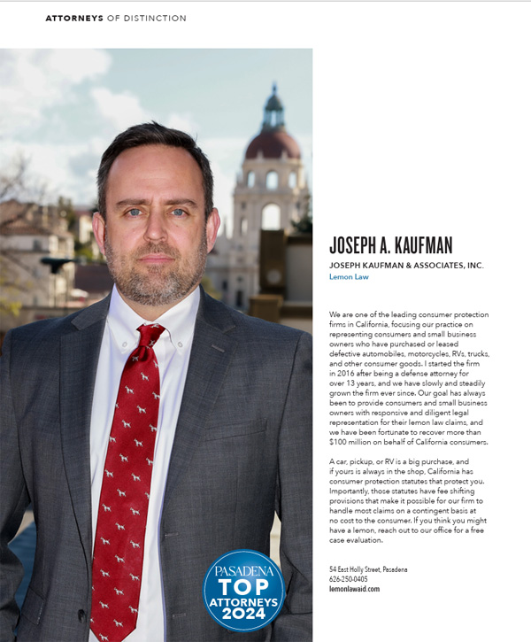 Joseph Kaufman & Associates Top Attorney