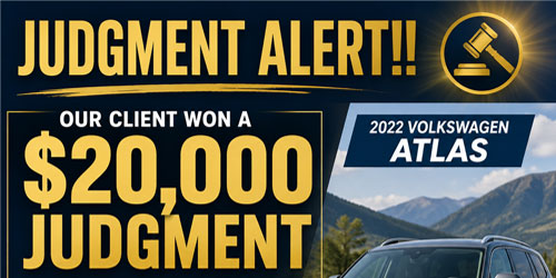 Volkswagen Atlas Lemon Law Case Judgement